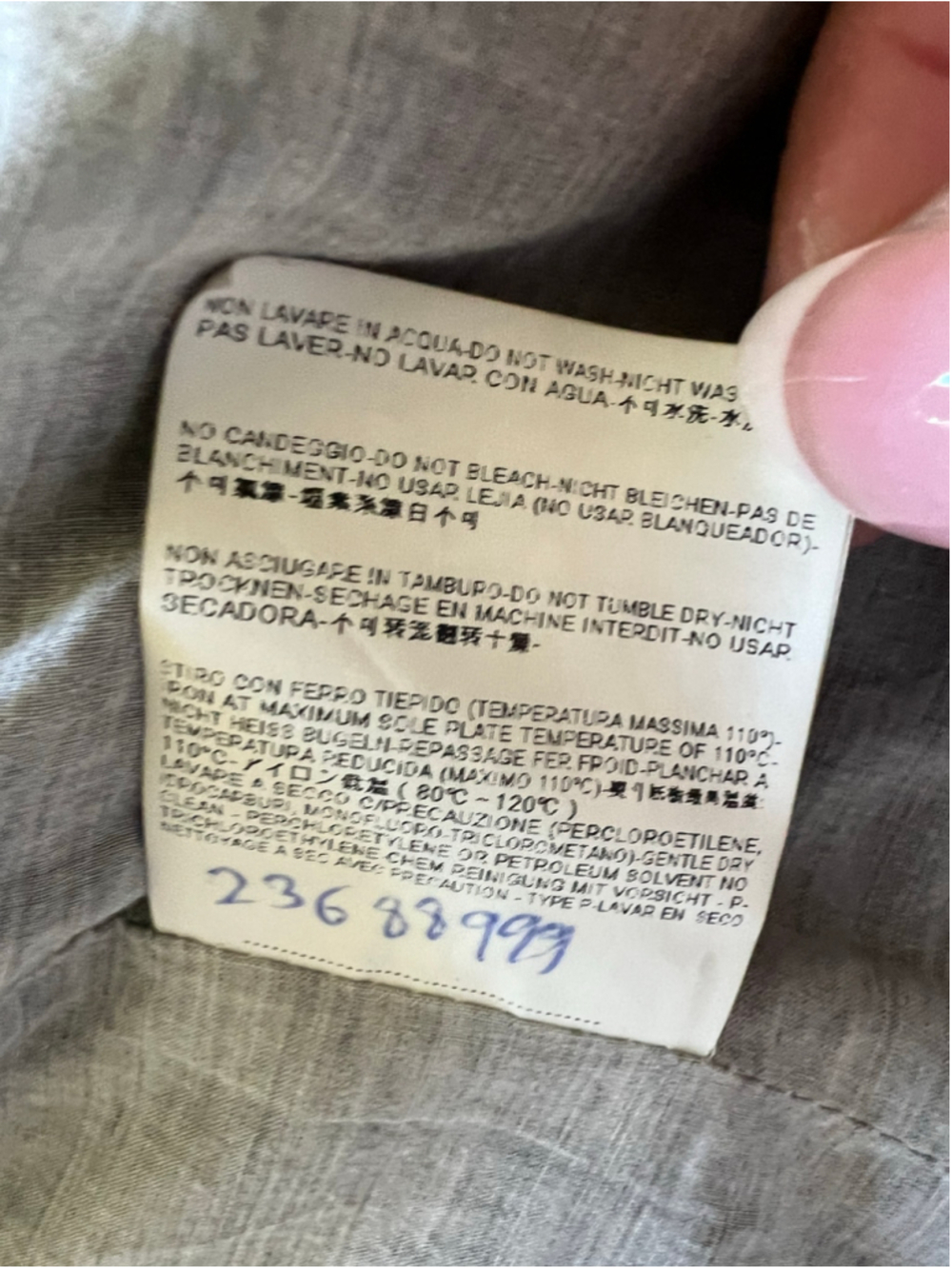 Balenciaga Grey Blazer Jacket, Size 8 US/44IT Made in Italy Quiet Luxury Wool - Picture 6 of 6